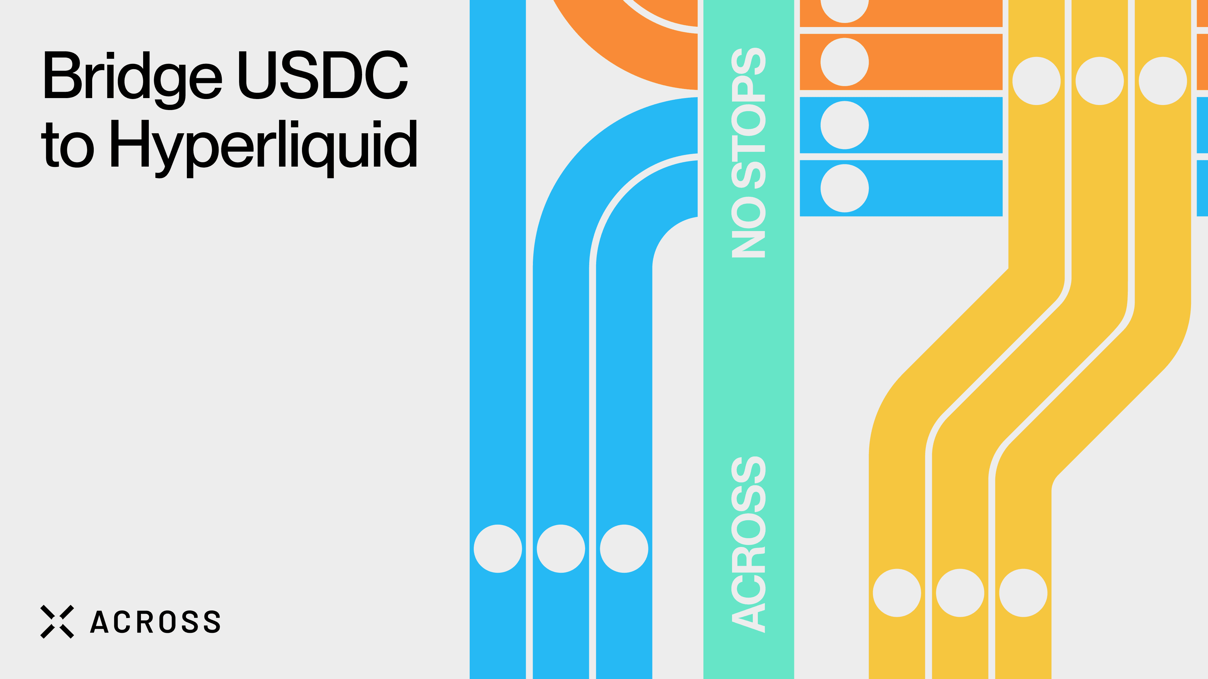 Across_Protocol_USDC_to_HyperCore_(hero) Bridge up to 10M USDC directly to Hyperliquid in seconds. Across is the first bridge to offer fast and cheap one-click USDC transfers to Hyperliquid.